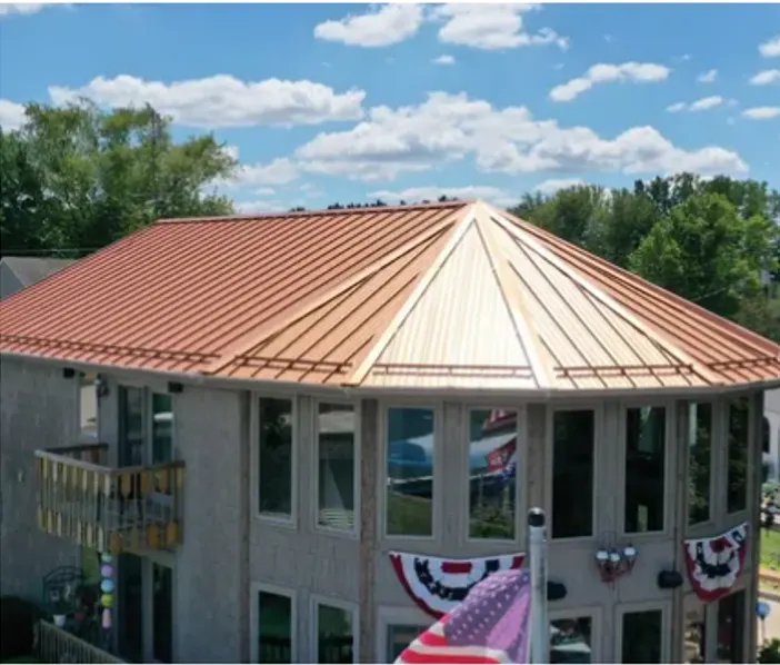 Flashing and seam work in Selma